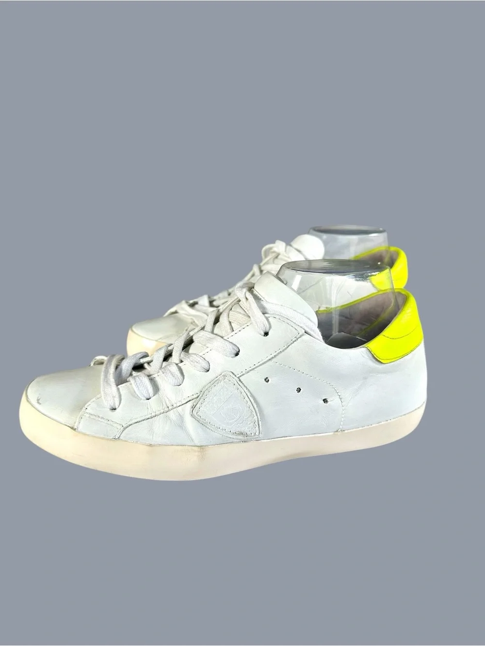 Philippe Model Paris Women’s Leather Gum Sole Sneakers